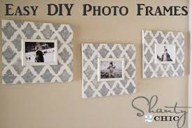See more ideas about crafts, picture frame crafts, frame crafts. Diy Wall Art Stenciled Photo Frame Shanty 2 Chic