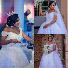 Compra online de electrónica, moda, accesorios para móviles, informática,. 2021 New African Ball Gown Wedding Dress Shiny Beading Wedding Gown Wedding Dresses Aliexpress