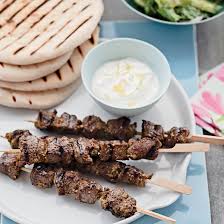 A marinade made with dijon mustard, white wine vinegar, olive oil, salt, black pepper, rosemary, sage, and garlic makes this lamb wonderfully flavorful and moist. Middle Eastern Lamb Skewers Recipe Michael Solomonov Food Wine