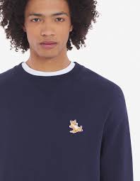MAISON KITSUNE (U)CHILLAX FOX PATCH CLASSIC SWEATSHIRT