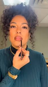 My go to lip combo! So simple and goes with everything!, Products:, Muted  Pink:, @hourglasscosmetics (discontinued 😕 but any muted lip tone will  work), Brown Liner:, @mentedcosmetics lip pencil in ...