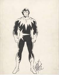 Northstar From Alpha Flight Marvel Handbook Entry By John Byrne Comic Art John Byrne Old Cartoon Characters Comic Art