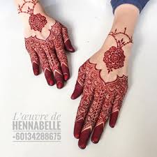 1 391 Likes 14 Comments White Henna Red Henna Hennabelle On Instagram Back To Traditional Inai Melayu Hennaselangor Hennakl Desain Henna Henna Inai