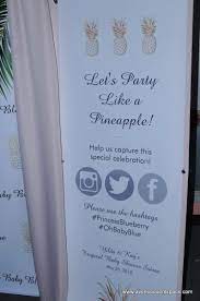 Hashtag Banner For Baby Shower Tropical Themed Baby Shower Baby Shower Themes Baby Shower Shower