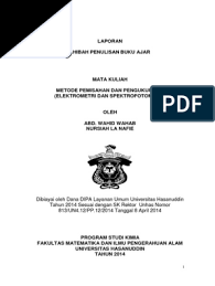 / contoh dari penggunaan sel elektrolisis yaitu sebagai metode. Buku Ajar Metode Pemisahan Dan Pengukuran 2 Nursiah La Nafie