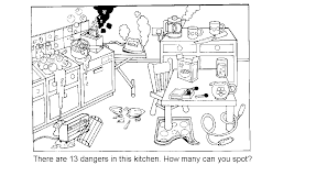 Safety In The Home Activity Sheets Kitchen Hazards Kitchen Safety Activities For Kids