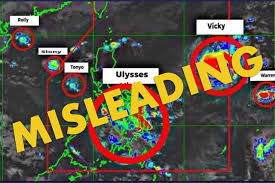 Vicky looked like a wispy ring of clouds on visible satellite imagery and nearby hurricane teddy is not helping. Misleading Post Alert Graphic Claiming Another Tropical Cyclone To Enter Par Is Fake