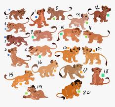 Lions are the majestic mammals known for strength and power. Big Lion King Cub Adopt Sheet Open Hd Png Download Kindpng