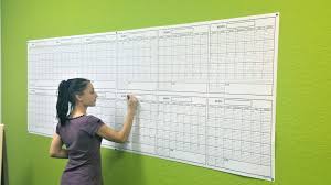 One month on each sheet, one block per day. Yearly Wall Planner 36 X 100 Swiftglimpse Swift Calendars