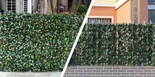 Ivy can be hard to manage, could damage your brick wall and needs to be pruned, but with this artificial light ivy there is no need to prune it and the panel can be easily attached to your wall or fence as well as a stand alone screen as a separator in your garden. Artificial Ivy Fence Wholesale Product Categories Artificial Plants Trees Flowers Supplier China Sunwing