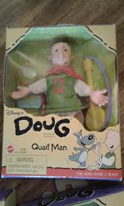 DISNEY'S DOUG Set of 4 Action Figures Quail Man Dog Patti Skeeter toy nick 