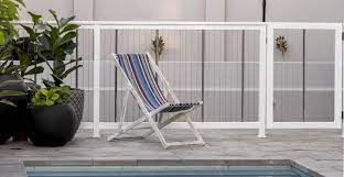 1800mm high (1.8m & 1.2m high) pool fencing. Pool Fencing Award Winning Vertical Cable Pool Fences
