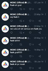 MCMC apparently rebranded someone elses Twitter account but forgot to  delete the old tweets : rmalaysia