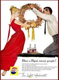 Christmas Pepsi Advertisement 1957 Pepsi Pepsi Cola Vintage Ads
