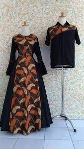 Kombinasi antara kain batik dan kain polos menghasilkan perpaduan baju gamis yang trendy dan cantik. 58 Ide Model Gamis Model Pakaian Pakaian Wanita Model Pakaian Hijab
