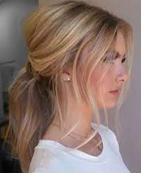 Hairstyles For A Wedding Guest Messy Ponytail Hairstyles Elegant Ponytail Wavy Ponytail