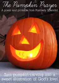 The Pumpkin Prayer Poem And Printables