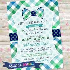 Southern Gentleman Baby Shower Invite Southern Baby Shower Bowtie Baby Shower Plaid Bowtie Baby Show Southern Baby Showers Bow Tie Baby Shower Southern Baby