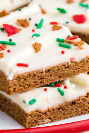 These Soft Chewy Gingerbread Cookie Bars Couldn T Be Any Easier To Make They Are Del In 2020 Gingerbread Cookie Bars Soft Gingerbread Cookies Gingerbread Bar Recipe