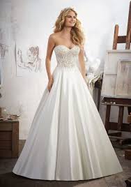 Wedding Gowns And Bridal Dresses By Morilee Stunning Lace Net And Satin Wedding Dress With Crystal Mori Lee Wedding Dress Wedding Dress Styles Bridal Dresses