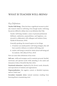 The voice in our heads is loud and often pretty mean. The Teacher Self Care Manual Simple Strategies For Stressed Teachers