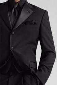 Black And Gold Mens Wedding Suit Black On Black Tux Weddings Wedding Forums All Black Tux Black Tux Wedding Black Tux