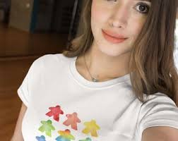 The Watercolor Meeple Ladies T-shirts