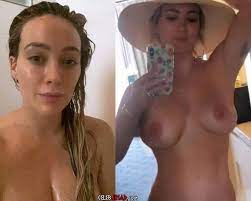 Hilary Duff Shows Off Her Nude Tits