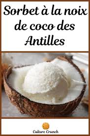 Sorbet Coco Des Antilles La Recette Facile Recettes De Cuisine Recette Sorbet A La Noix De Coco
