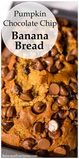Pumpkin Chocolate Chip Banana Bread For Fall Pumpkinbread Pumpkinchoc In 2020 Chocolate Chip Banana Bread Recipe Chocolate Chip Banana Bread Pumpkin Chocolate Chips