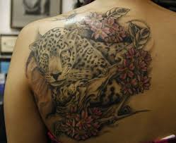 This is the cutest bow with the cheetah print on it. Leopard Print Shoulder Tattoo Shefalitayal