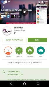 Apa kelebihan dari aplikasi penghasil uang showbox jika dibandingkan dengan aplikasi lain cara cepat menghasillkan dollar dengan aplikasi showbox : Segala Macam Info Tekno Showbox Penghasil Uang Dari Android