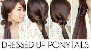 Chic, comfortable, manageable and very classy we say. Back To School Ponytail Hairstyles For Medium Long Hair Tutorial Bebexo Youtube