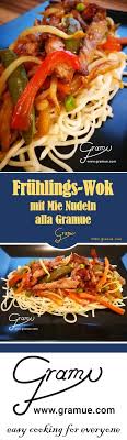 Bunter Fruhlings Wok Mit Mie Nudeln Alla Gramue Was Spricht Dagegen Osterreichisches Gemuse Einmal Asiatisch Zu Zubereiten Nichts D Mie Nudeln Nudeln Rezepte