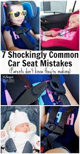 7 Shockingly Common Car Seat Mistakes And How To Spot Them Car Seats Car Seat Mistakes Baby Car Seats