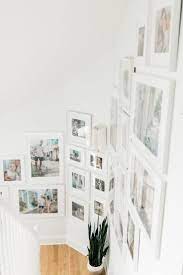 How To Design A Large Staircase Gallery Wall Using Ikea Ribba Picture Frames Gallerywall Picturewall Pic Ikea Gallery Wall Gallery Wall Stairs Gallery Wall