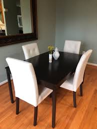 Marshall Ivory Faux Leather Dining Chair With Espresso Wood Pier 1 Faux Leather Dining Chairs Leather Dining Chairs Dining Chairs
