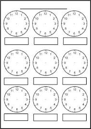 Ks1 And Ks2 Maths Resources Shape Space And Measures Clock Worksheets Blank Clock Faces Time Worksheets