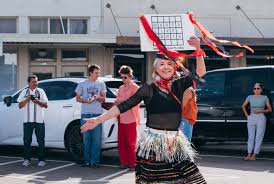 Fantastic captures by @sarahmvasquez of our ✨FABULOUS magicians assistants✨  @nina_martin @tatefornow @christie__alexander and Rene Cardona conjuring  the magic with @mago.krypto at the Marfa Lights Parade! …. It was an  absolute SMOKE SHOW