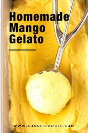 Condensed milk ice cream / hartford house (p)hartford house. Mango Gelato Rich And Creamy Gelato Recipe Gelato Ice Cream Mango Ice Cream Recipe