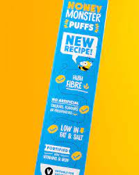Honey Monster Puffs Gets Rid Of Design Nasties To Reflect Drop In Sugar Design Week