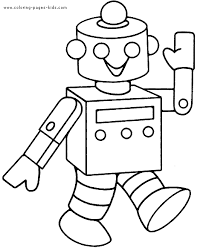 Click the robot coloring pages to view printable version or color it online (compatible with ipad and android tablets). Pin On Kids