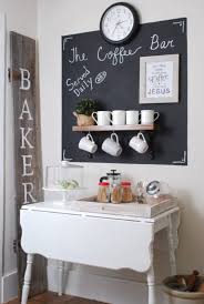 Usually, we hang artwork or unique text on our coffee station to make it looks beautiful. Adding A Coffee Station To The Kitchen County Road 407