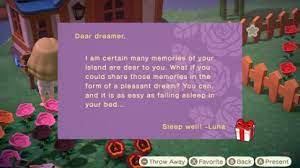 You can find luna in animal crossing new horizons by going to sleep on a bed in your house. Luna Bed How To Get Animal Crossing Acnh Gamewith