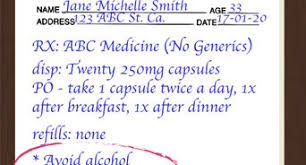 Labeled prescription with doctors name sample. How To Read A Doctor S Prescription 10 Steps With Pictures