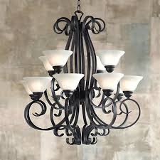 Franklin Iron Works Manchester 32 Wide Two Tier Chandelier 64192 Lamps Plus Franklin Iron Works Chandelier Country Chandelier