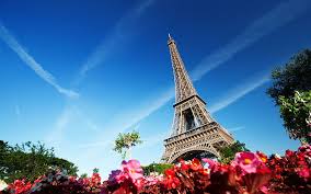 Find the large collection of 48000+ pink background images on pngtree. Eiffel Tower Lovely View Eiffel Tower Paris Beautiful Flowers Architecture Hd Wallpaper Wallpaperbetter