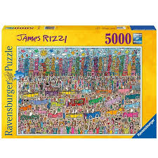 5000 pieces jigsaw puzzle ravensburger neuschwanstein disney castle rare puzzle. James Rizzi 5000 Teile Ravensburger Puzzle Online Kaufen