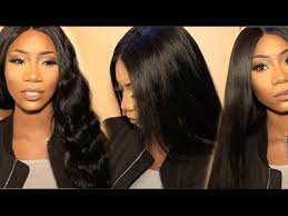 100% unprocessed virgin brazilian hair: Straightening Modern Show Hair Loose Wave To Straight Youtube