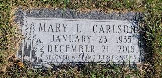 Mary Lynn Risch Carlson (1935-2018)